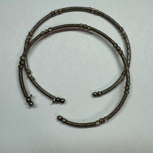 Sterling Silver cuff bracelets. Set of two